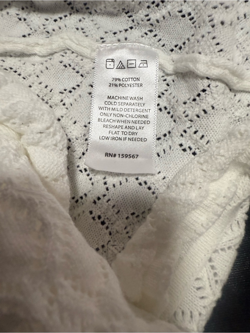 White Lace Midi Dress for Special Occasions Size XS Willow & Wind NWT - Picture 7 of 8